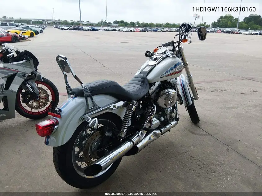 2006 Harley-Davidson Fxdi35 VIN: 1HD1GW1166K310160 Lot: 45000367