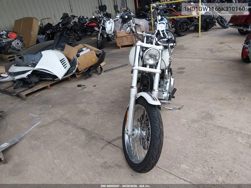 2006 Harley-Davidson Fxdi35 VIN: 1HD1GW1166K310160 Lot: 45000367