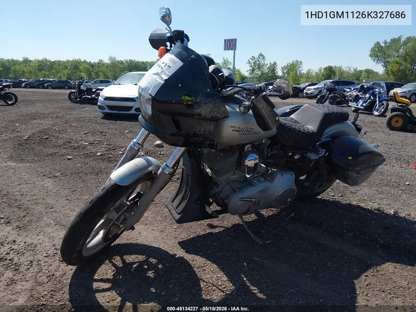 2006 Harley-Davidson Fxdi VIN: 1HD1GM1126K327686 Lot: 45134227