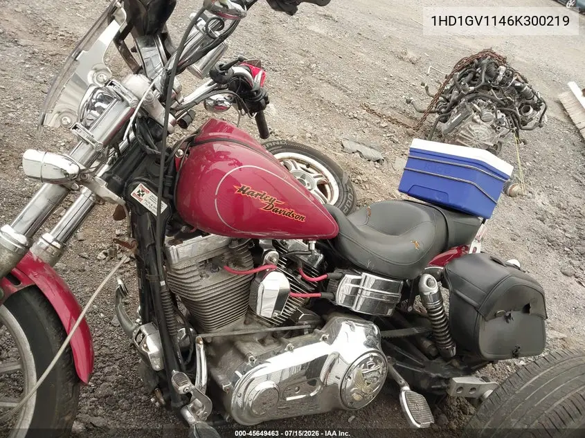 2006 Harley-Davidson Fxdci VIN: 1HD1GV1146K300219 Lot: 45649463