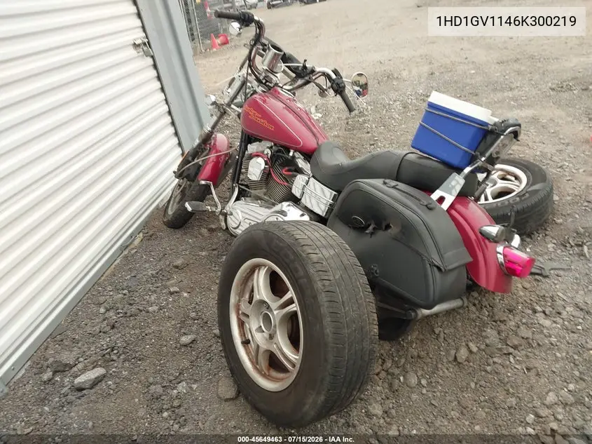 2006 Harley-Davidson Fxdci VIN: 1HD1GV1146K300219 Lot: 45649463