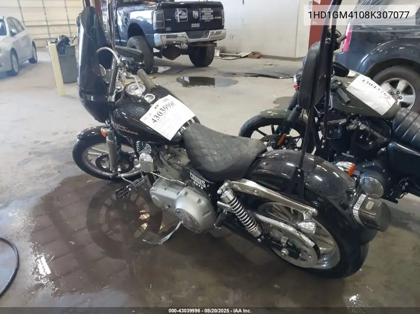 2008 Harley-Davidson Fxd VIN: 1HD1GM4108K307077 Lot: 43039996