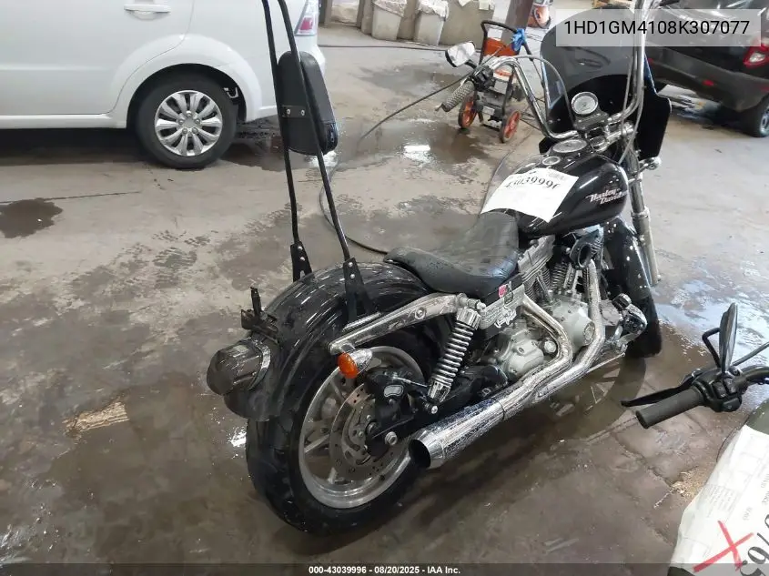 2008 Harley-Davidson Fxd VIN: 1HD1GM4108K307077 Lot: 43039996