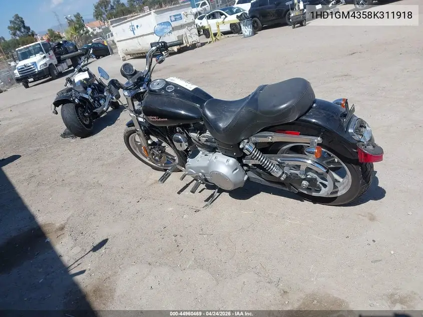 2008 Harley-Davidson Fxd VIN: 1HD1GM4358K311918 Lot: 44960469