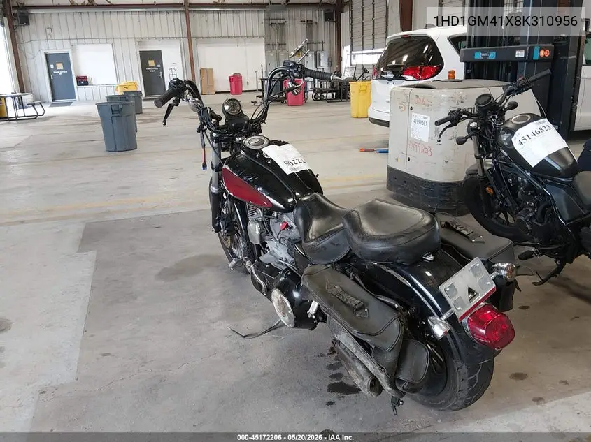 2008 Harley-Davidson Fxd VIN: 1HD1GM41X8K310956 Lot: 45172206