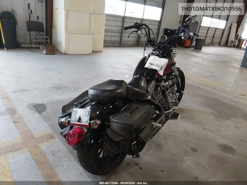 2008 Harley-Davidson Fxd VIN: 1HD1GM41X8K310956 Lot: 45172206