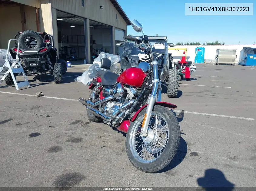 2008 Harley-Davidson Fxdc Daytona Custom VIN: 1HD1GV41X8K307223 Lot: 45266211