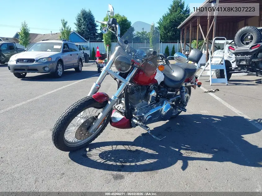 2008 Harley-Davidson Fxdc Daytona Custom VIN: 1HD1GV41X8K307223 Lot: 45266211