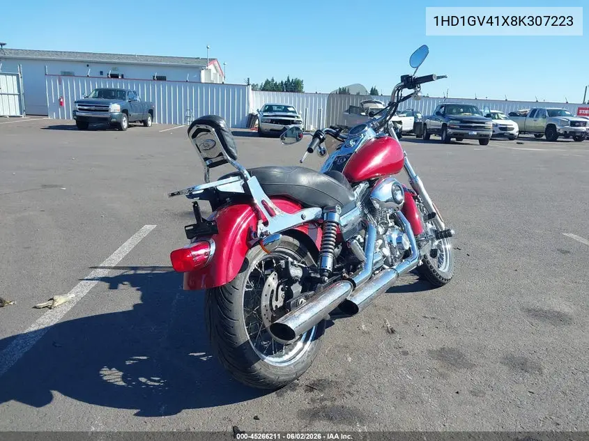 2008 Harley-Davidson Fxdc Daytona Custom VIN: 1HD1GV41X8K307223 Lot: 45266211