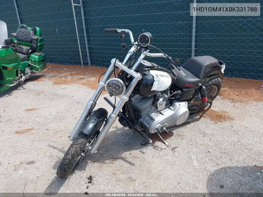 2008 Harley-Davidson Fxd VIN: 1HD1GM41X8K331788 Lot: 45480306