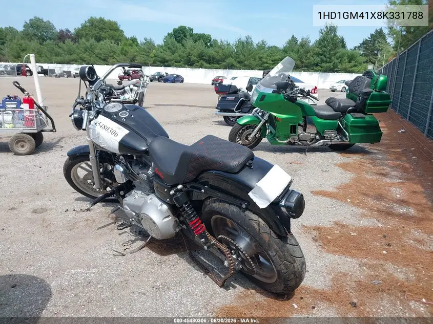 2008 Harley-Davidson Fxd VIN: 1HD1GM41X8K331788 Lot: 45480306
