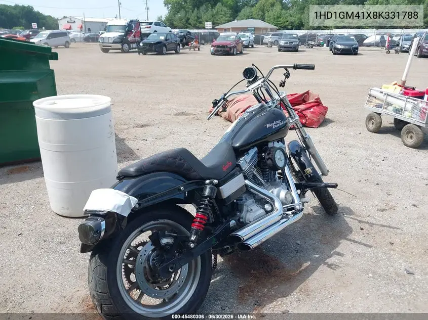2008 Harley-Davidson Fxd VIN: 1HD1GM41X8K331788 Lot: 45480306