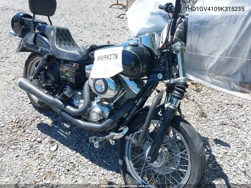 2009 Harley-Davidson Fxdc VIN: 1HD1GV4109K315235 Lot: 45058278
