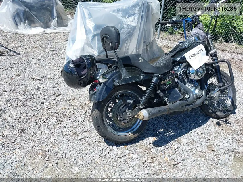 2009 Harley-Davidson Fxdc VIN: 1HD1GV4109K315235 Lot: 45058278