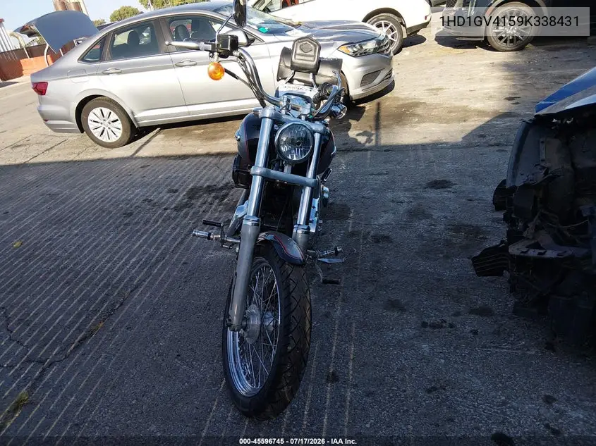 2009 Harley-Davidson Fxdc VIN: 1HD1GV4159K338431 Lot: 45596745