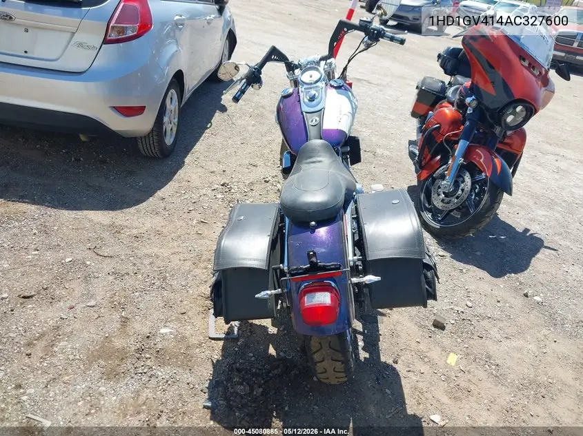 2010 Harley-Davidson Fxdc VIN: 1HD1GV414AC327600 Lot: 45080885