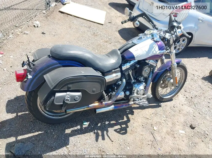 2010 Harley-Davidson Fxdc VIN: 1HD1GV414AC327600 Lot: 45080885