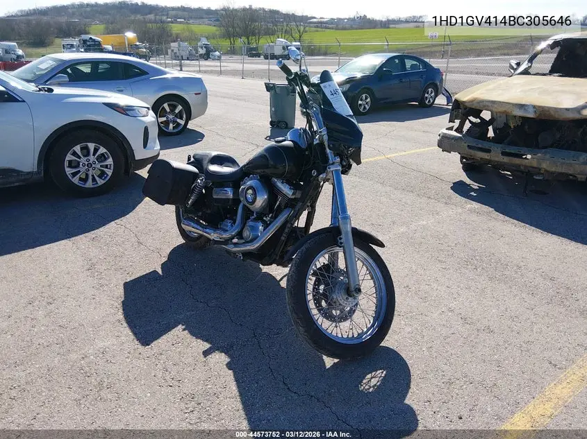 2011 Harley-Davidson Fxdc VIN: 1HD1GV414BC305646 Lot: 44573752