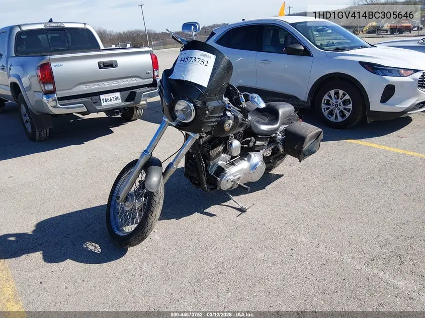 2011 Harley-Davidson Fxdc VIN: 1HD1GV414BC305646 Lot: 44573752