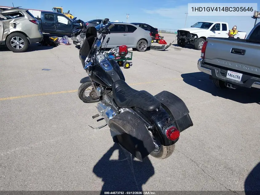 2011 Harley-Davidson Fxdc VIN: 1HD1GV414BC305646 Lot: 44573752