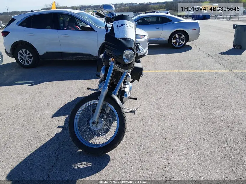 2011 Harley-Davidson Fxdc VIN: 1HD1GV414BC305646 Lot: 44573752