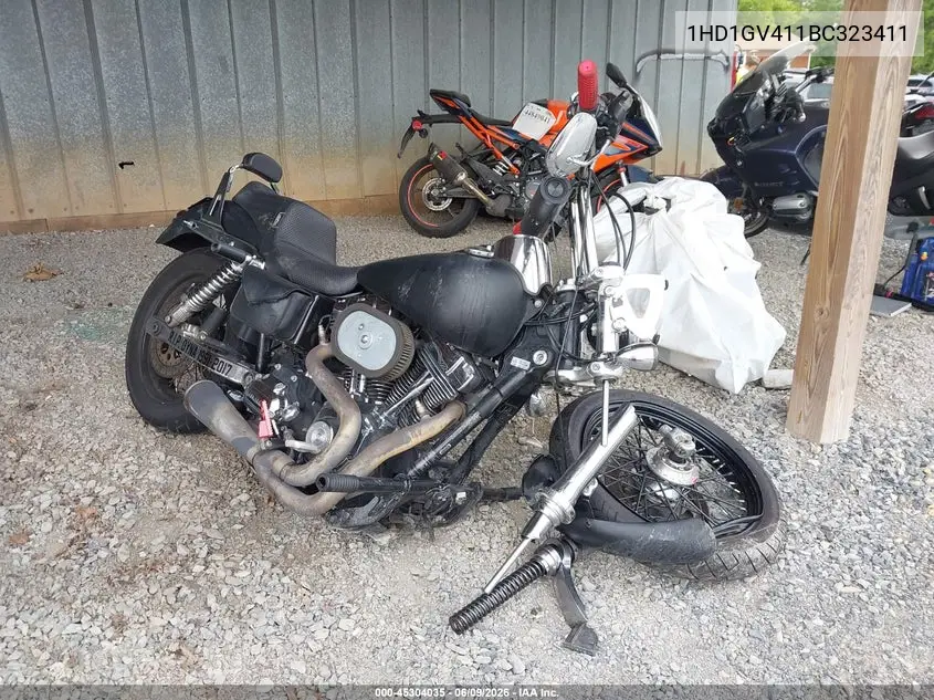 2011 Harley-Davidson Fxdc VIN: 1HD1GV411BC323411 Lot: 45304035