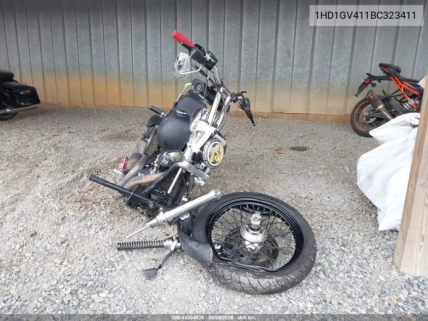2011 Harley-Davidson Fxdc VIN: 1HD1GV411BC323411 Lot: 45304035