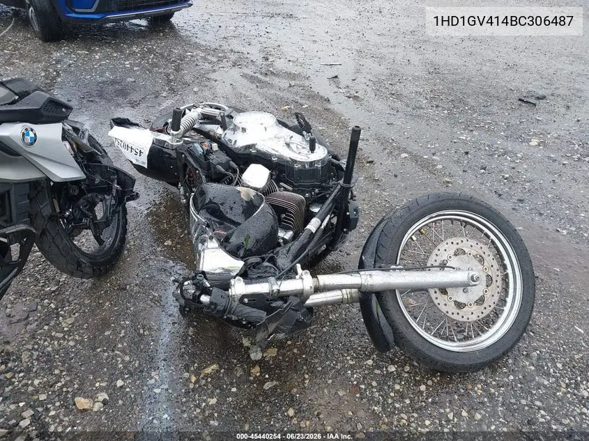 2011 Harley-Davidson Fxdc VIN: 1HD1GV414BC306487 Lot: 45440254
