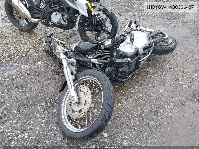 2011 Harley-Davidson Fxdc VIN: 1HD1GV414BC306487 Lot: 45440254