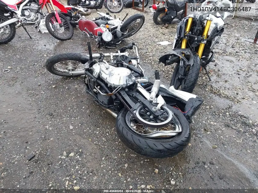 2011 Harley-Davidson Fxdc VIN: 1HD1GV414BC306487 Lot: 45440254