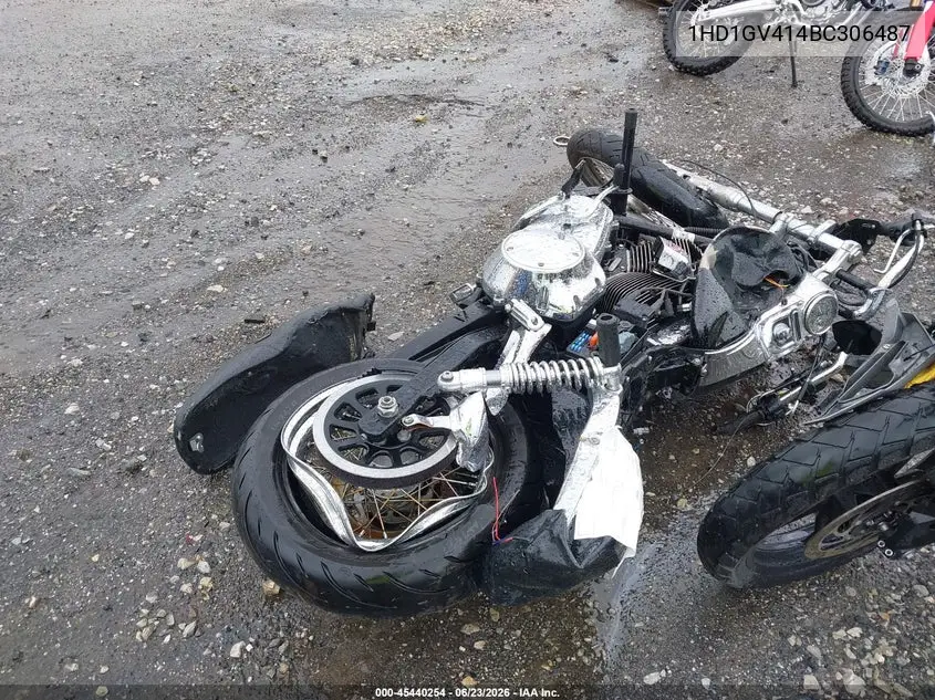 2011 Harley-Davidson Fxdc VIN: 1HD1GV414BC306487 Lot: 45440254