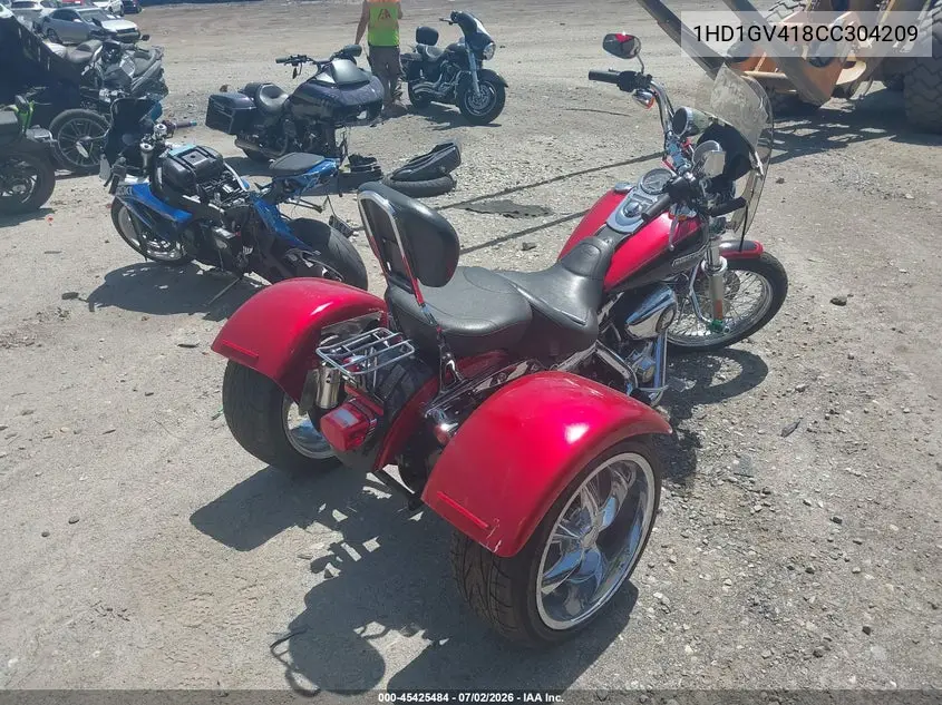 2012 Harley-Davidson Fxdc Dyna Super Glide VIN: 1HD1GV418CC304209 Lot: 45425484