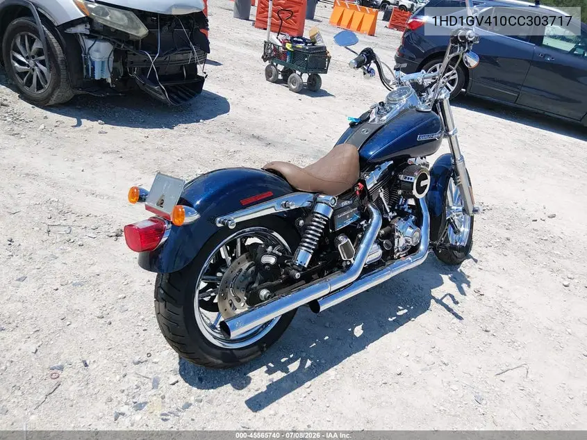 2012 Harley-Davidson Fxdc Dyna Super Glide VIN: 1HD1GV410CC303717 Lot: 45565740