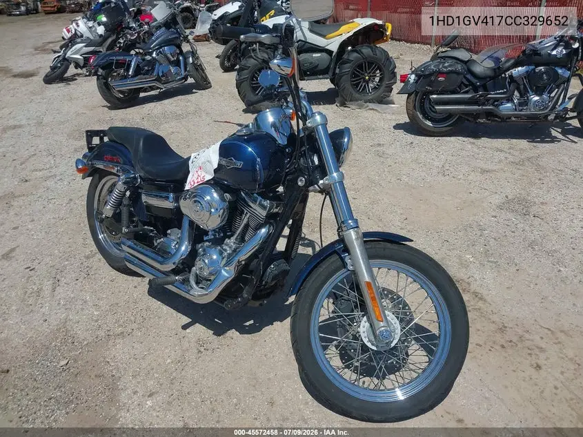 2012 Harley-Davidson Fxdc Dyna Super Glide VIN: 1HD1GV417CC329652 Lot: 45572458