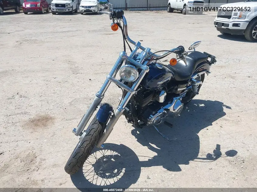 2012 Harley-Davidson Fxdc Dyna Super Glide VIN: 1HD1GV417CC329652 Lot: 45572458