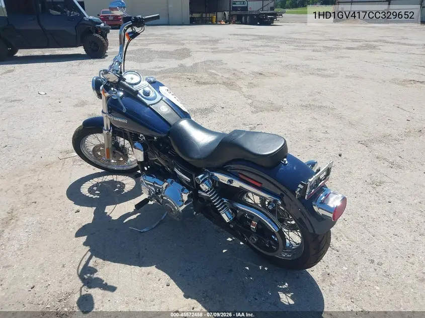 2012 Harley-Davidson Fxdc Dyna Super Glide VIN: 1HD1GV417CC329652 Lot: 45572458