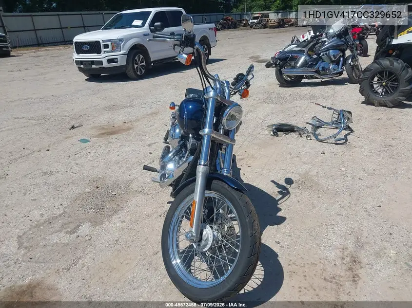 2012 Harley-Davidson Fxdc Dyna Super Glide VIN: 1HD1GV417CC329652 Lot: 45572458