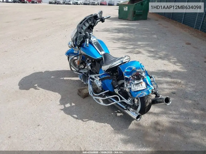 2021 Harley-Davidson Flh VIN: 1HD1AAP12MB634098 Lot: 43385888