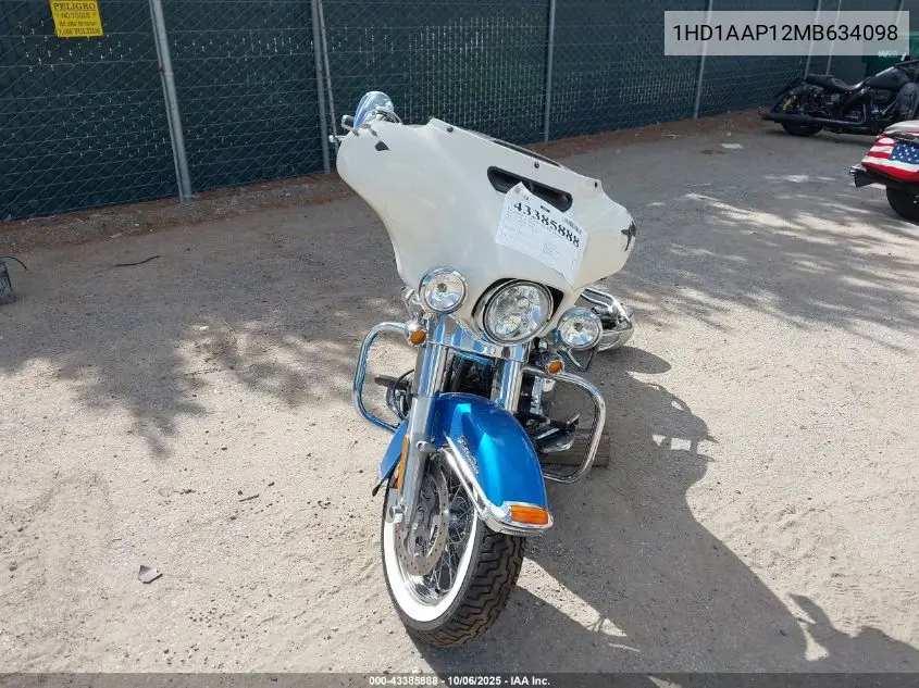 2021 Harley-Davidson Flh VIN: 1HD1AAP12MB634098 Lot: 43385888
