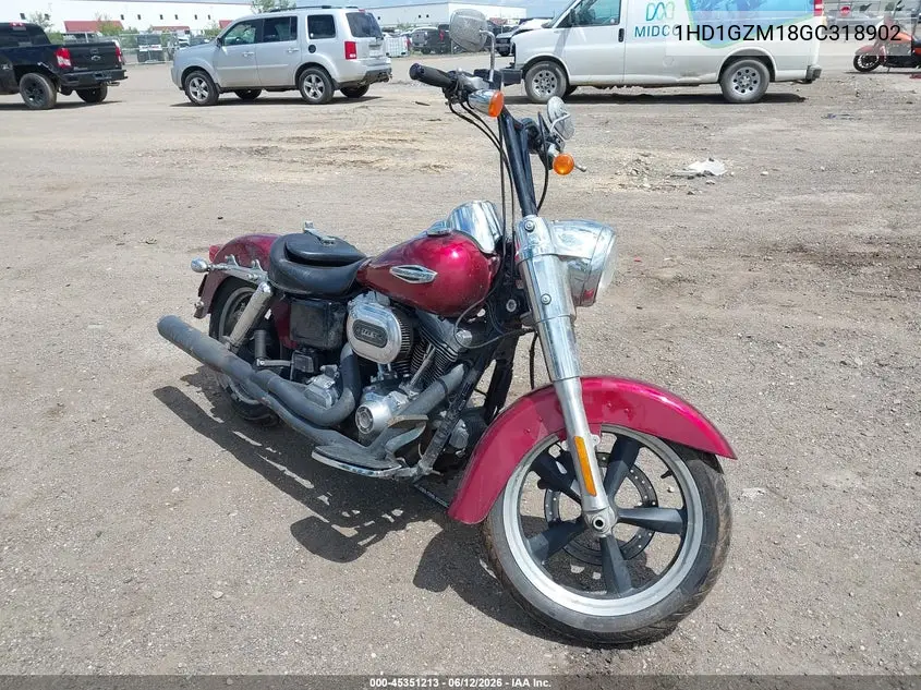 2016 Harley-Davidson Fld Switchback VIN: 1HD1GZM18GC318902 Lot: 45351213