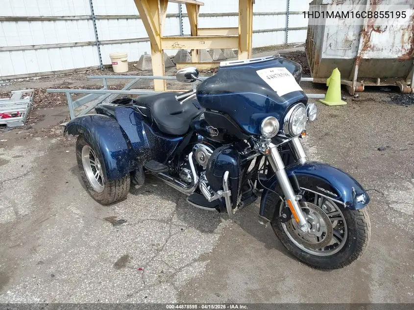 2012 Harley-Davidson Flhtcutg Tri Glide Ultra Classic VIN: 1HD1MAM16CB855195 Lot: 44878598