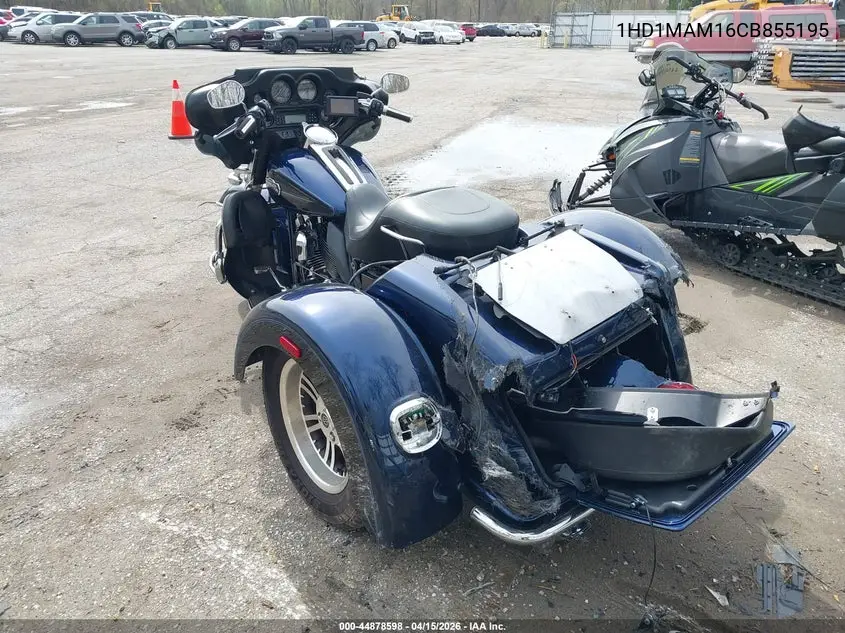 2012 Harley-Davidson Flhtcutg Tri Glide Ultra Classic VIN: 1HD1MAM16CB855195 Lot: 44878598