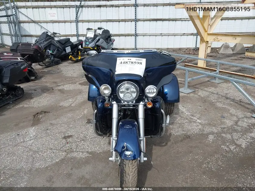 2012 Harley-Davidson Flhtcutg Tri Glide Ultra Classic VIN: 1HD1MAM16CB855195 Lot: 44878598