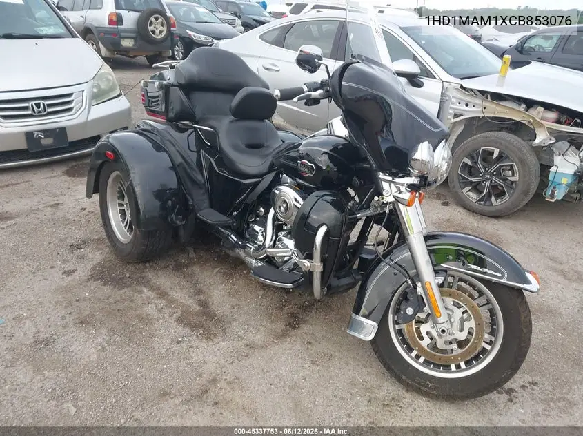 2012 Harley-Davidson Flhtcutg Tri Glide Ultra Classic VIN: 1HD1MAM1XCB853076 Lot: 45337753