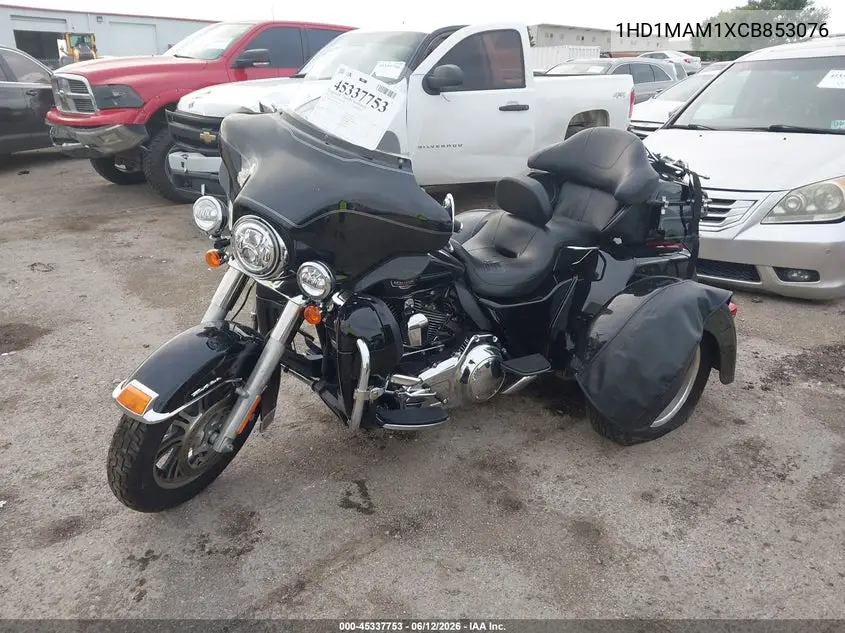 2012 Harley-Davidson Flhtcutg Tri Glide Ultra Classic VIN: 1HD1MAM1XCB853076 Lot: 45337753