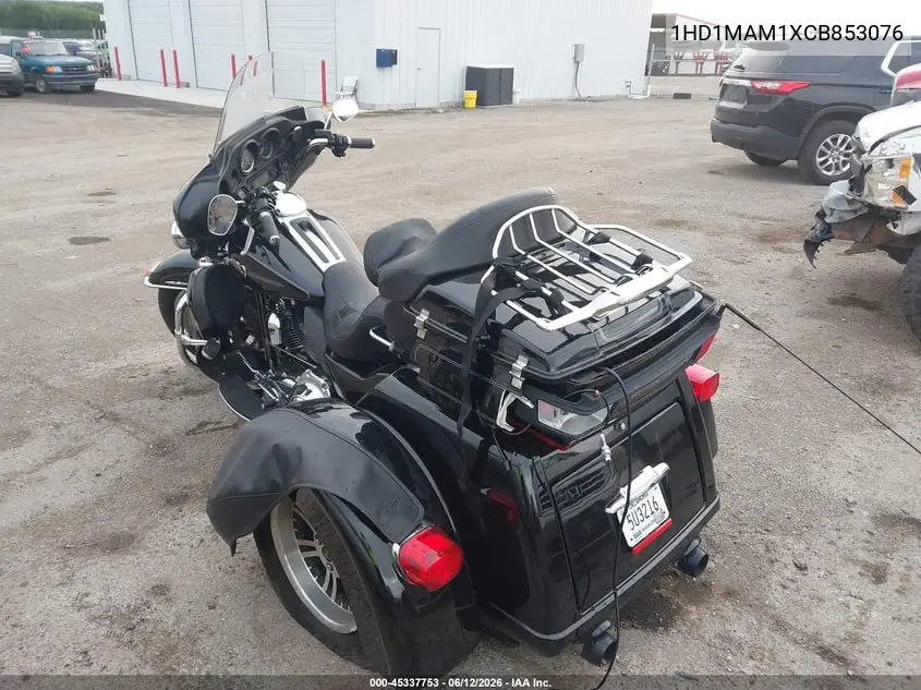 2012 Harley-Davidson Flhtcutg Tri Glide Ultra Classic VIN: 1HD1MAM1XCB853076 Lot: 45337753