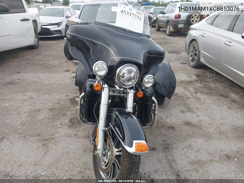 2012 Harley-Davidson Flhtcutg Tri Glide Ultra Classic VIN: 1HD1MAM1XCB853076 Lot: 45337753