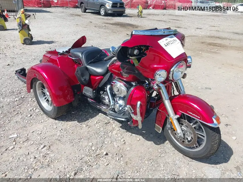 2013 Harley-Davidson Flhtcutg Tri Glide Ultra Classic VIN: 1HD1MAM15DB854105 Lot: 44922159