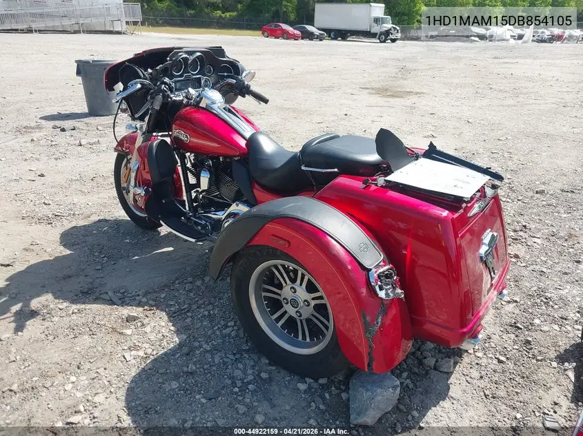 2013 Harley-Davidson Flhtcutg Tri Glide Ultra Classic VIN: 1HD1MAM15DB854105 Lot: 44922159