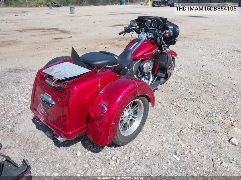 2013 Harley-Davidson Flhtcutg Tri Glide Ultra Classic VIN: 1HD1MAM15DB854105 Lot: 44922159